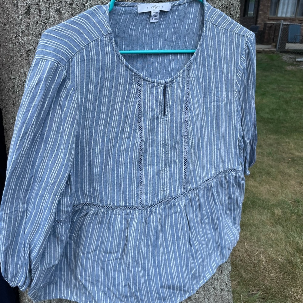 XL Fever blue shirt